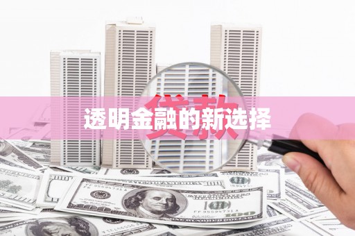伊春透明金融的新选择