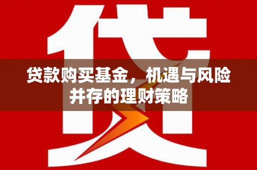 伊春贷款购买基金，机遇与风险并存的理财策略