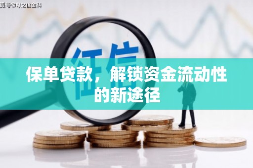 伊春保单贷款，解锁资金流动性的新途径