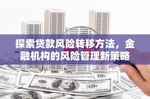伊春探索贷款风险转移方法，金融机构的风险管理新策略