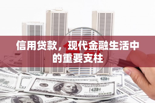 伊春信用贷款，现代金融生活中的重要支柱