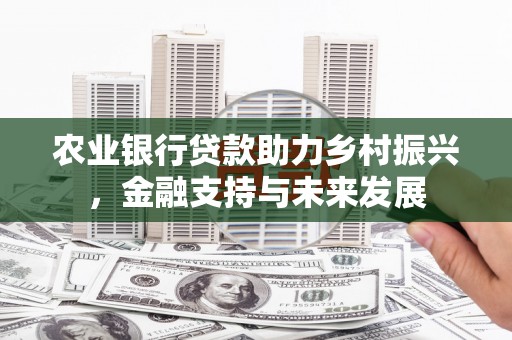 伊春农业银行贷款助力乡村振兴，金融支持与未来发展