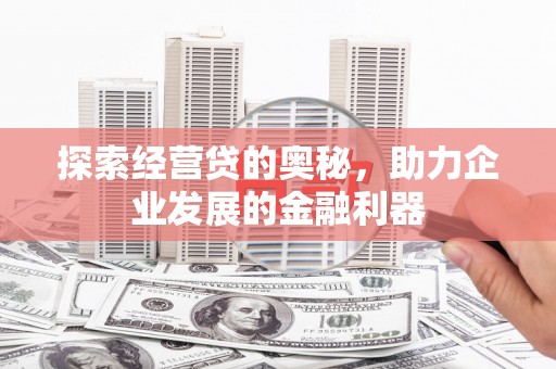 伊春探索经营贷的奥秘，助力企业发展的金融利器