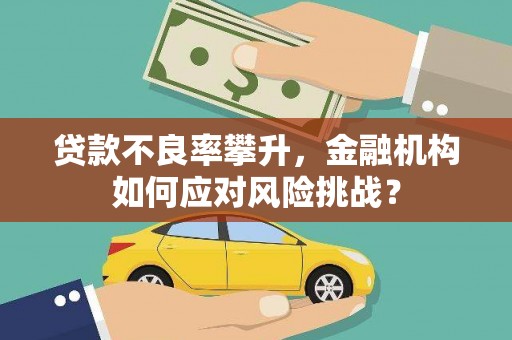 伊春贷款不良率攀升，金融机构如何应对风险挑战？