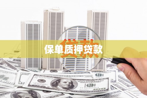 伊春保单质押贷款