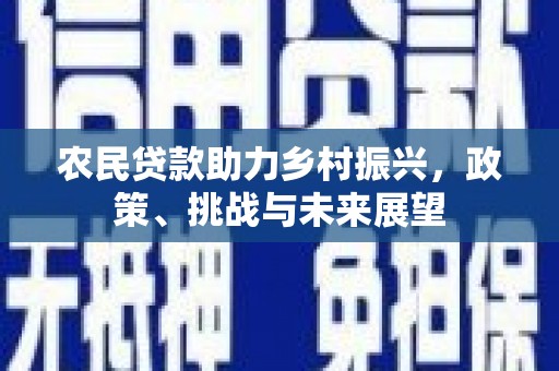 伊春农民贷款助力乡村振兴，政策、挑战与未来展望