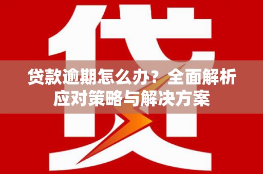 伊春贷款逾期怎么办？全面解析应对策略与解决方案