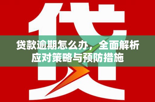 伊春贷款逾期怎么办，全面解析应对策略与预防措施