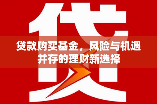 伊春贷款购买基金，风险与机遇并存的理财新选择
