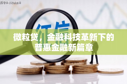 伊春微粒贷，金融科技革新下的普惠金融新篇章