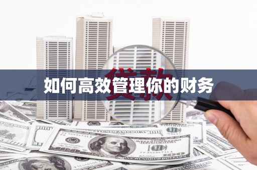 伊春如何高效管理你的财务