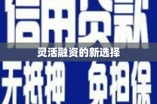 伊春灵活融资的新选择