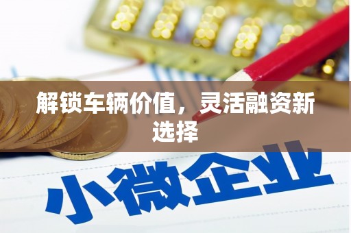 伊春解锁车辆价值，灵活融资新选择