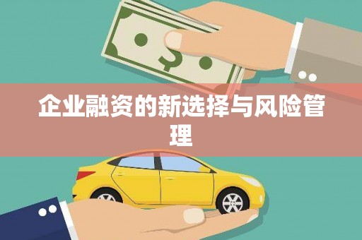 伊春企业融资的新选择与风险管理