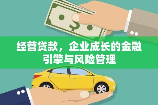 伊春经营贷款，企业成长的金融引擎与风险管理